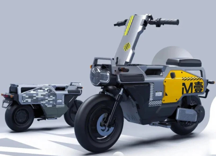 La mini-moto eléctrica plegable que se puede llevar en el maletero del coche