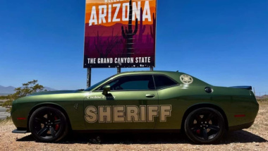Un Sheriff de Arizona estrena este Dodge Challenger SRT Hellcat Redeye