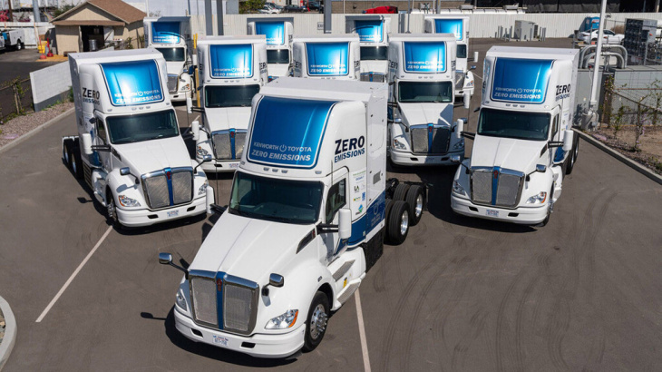 toyota quiere cambiar el transporte por carretera europeo con camiones de hidrógeno