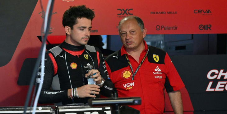 Charles Leclerc confía plenamente en Frederic Vasseur y en la recuperación de Ferrari