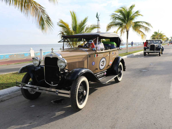 rally maya, la competencia clásica que reúne a más de 120 automóviles