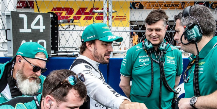 Fernando Alonso no siente presión ante las mejoras de Mercedes o Ferrari para el Gran Premio de Emilia Romaña