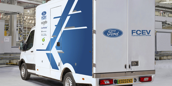 ford prueba furgonetas e-transit con pila de combustible de hidrógeno
