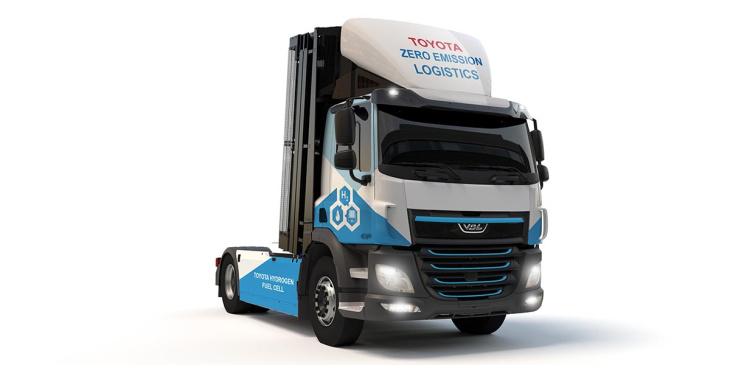 toyota convertirá camiones diésel a camiones de hidrógeno para usarse en europa