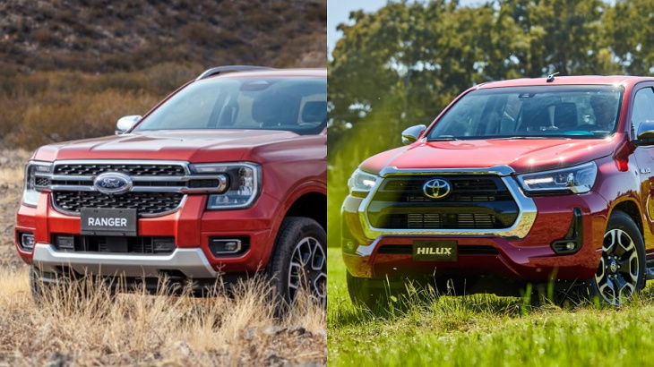 Nueva Ford Ranger vs. Toyota Hilux: ¿cuál es más barata?