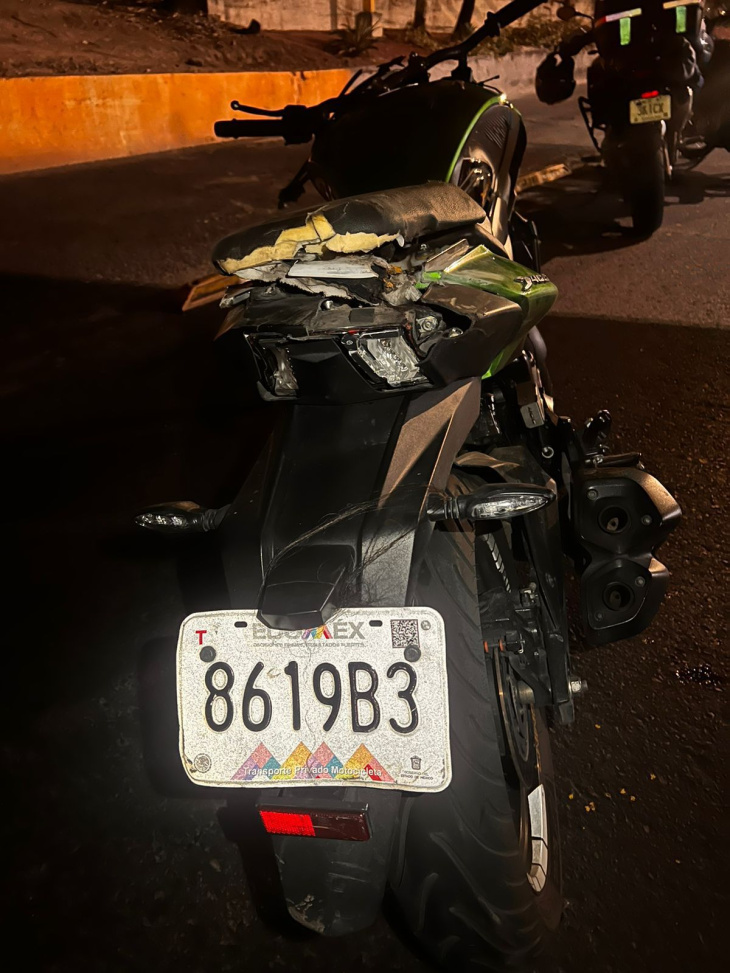 pareja en moto se accidenta en la gam; muere mujer de 20 años