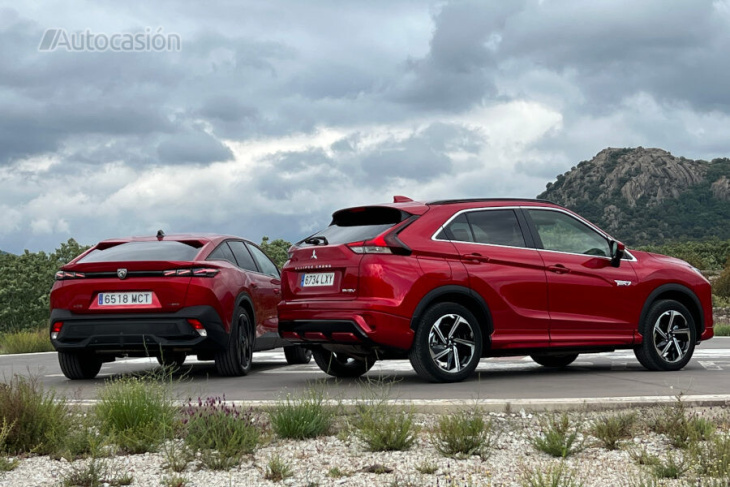 VÍDEO| Peugeot 408 vs. Mitsubishi Eclipse Cross: comparativa de híbridos enchufables