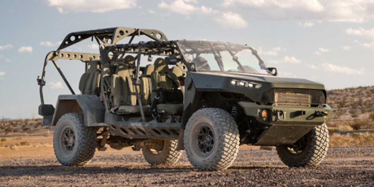 GM presenta la Hummer EV adaptada como vehículo de uso militar