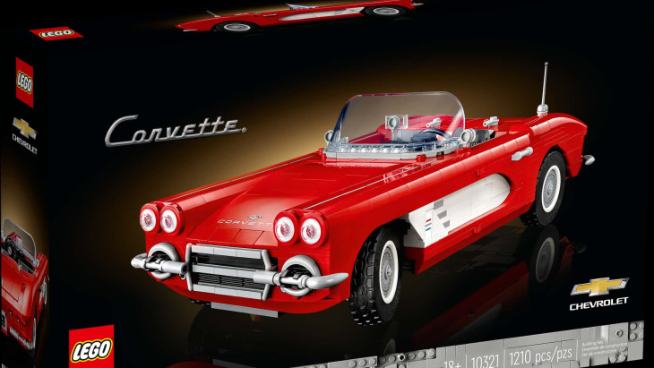 el chevrolet corvette c1 de 1961, nuevo miembro de la familia lego