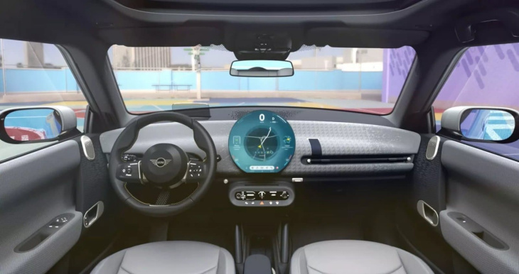 El MINI Cooper Eléctrico 2024 nos revela su tecnológico interior de aires retro