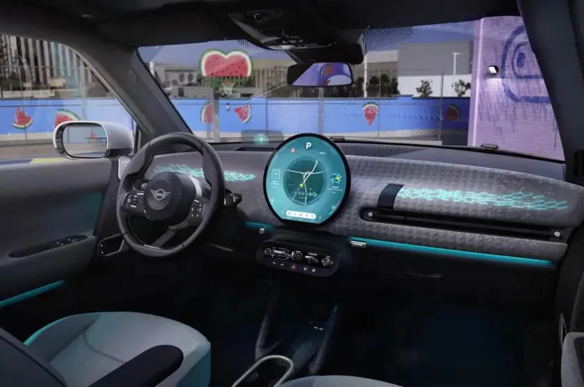 Así es el habitáculo del nuevo MINI Cooper eléctrico: sencillo, retro-futurista y con un «toque Tesla»