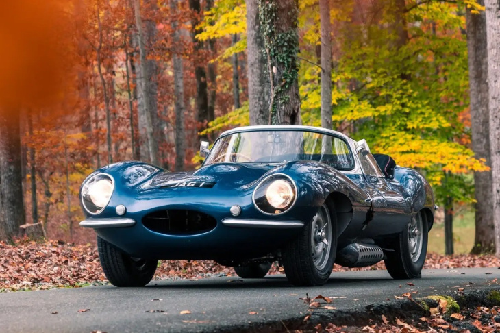 a subasta un jaguar xkss de 1957 con 41.000 kilómetros