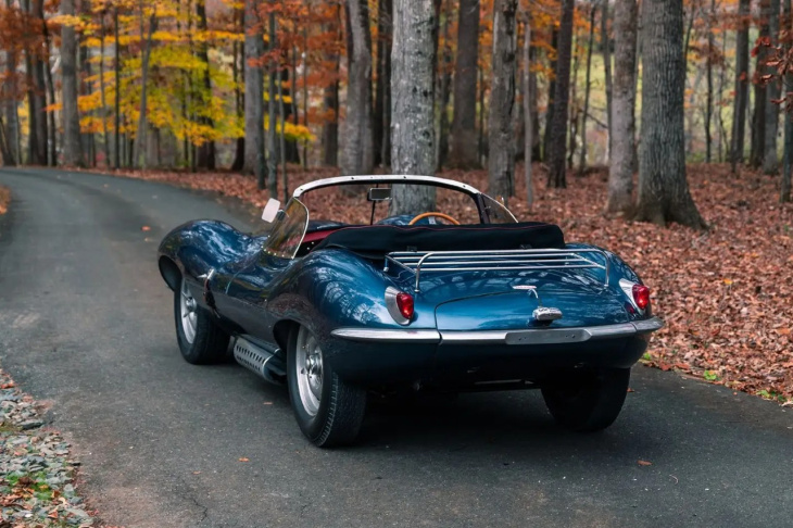 a subasta un jaguar xkss de 1957 con 41.000 kilómetros