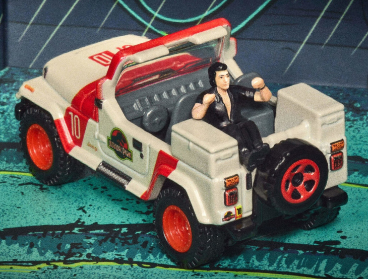 'Jurassic Park' cumple 30 años, y Hot Wheels lo celebra con este genial Jeep Wrangler Sahara calcado al de la película