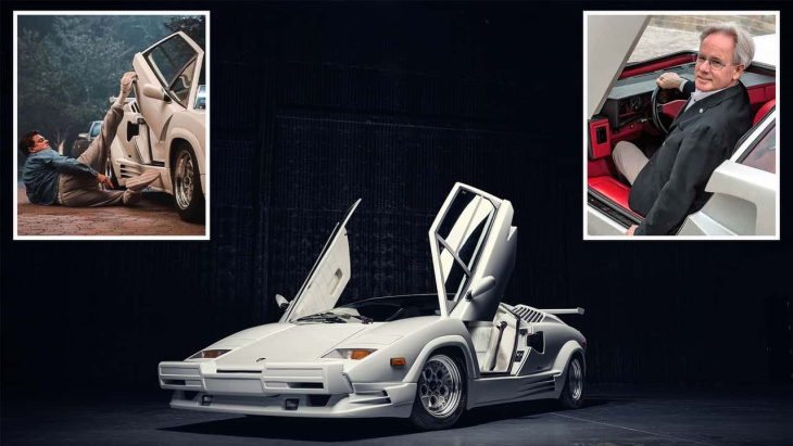 Diseñado por Pagani y estrella de cine: rematan el Lamborghini Countach más famoso del mundo
