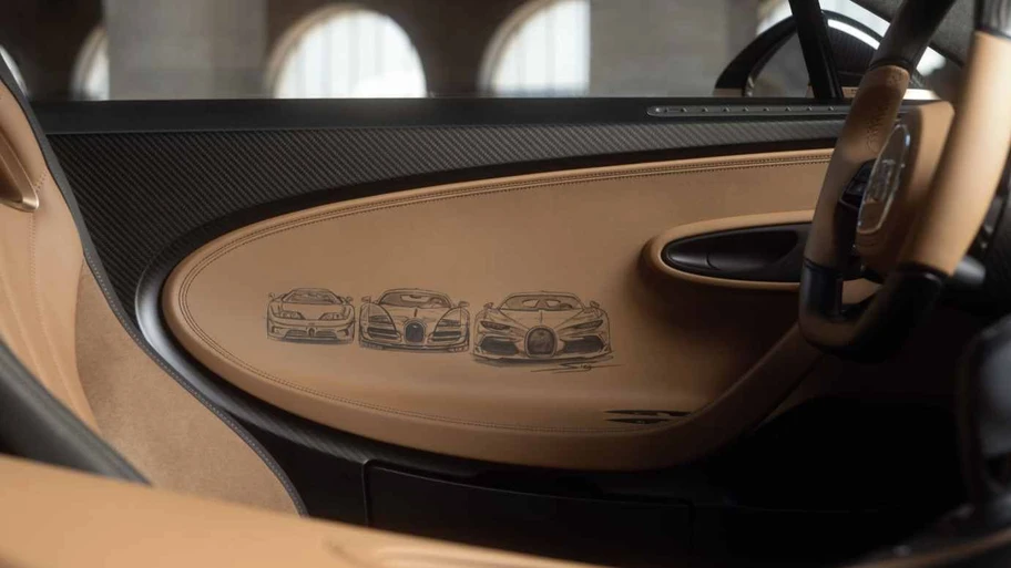 bugatti chiron super sport se convierte en un lienzo perfecto