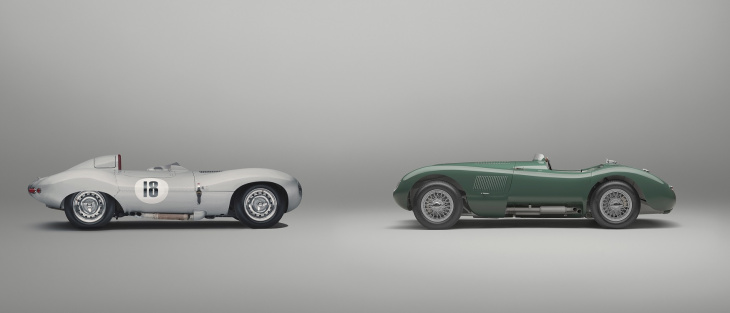 jaguar classic exhibirá lujosos vehículos de continuación tipo c y tipo d hechos a mano en la prestigiosa monterey car week
