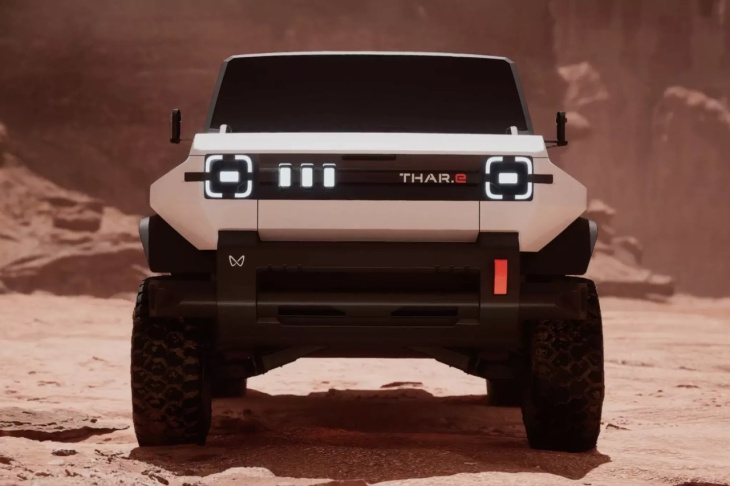 Este Mahindra Thar.e Concept es la alternativa india al Ford Bronco y Jeep Wrangler