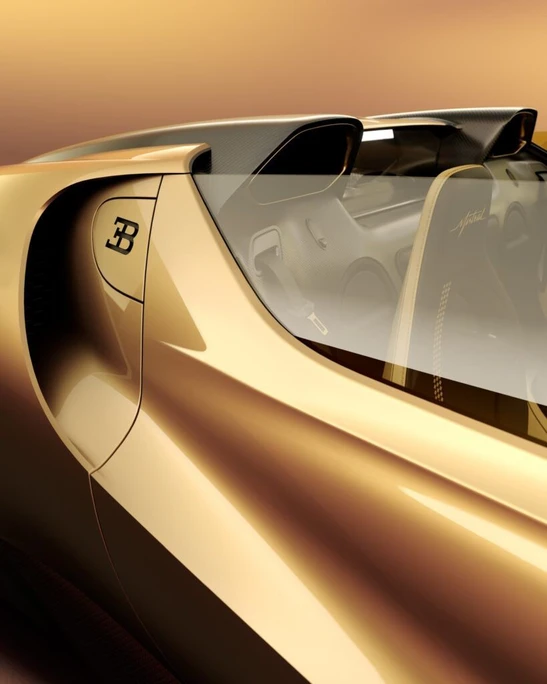 monterey car week 2023: bugatti golden mistral hypercar, sueño dorado en la bahía