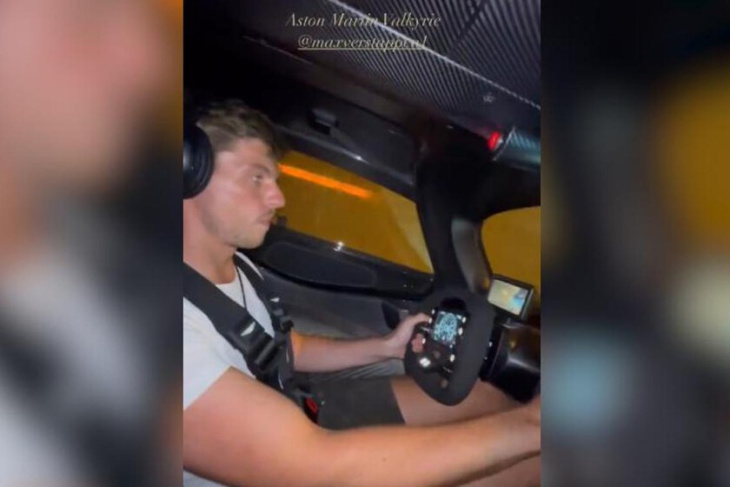 El vídeo de Verstappen con su Aston Martin Valkyrie por Francia demuestra que es un amante de los coches, pero le puede salir caro