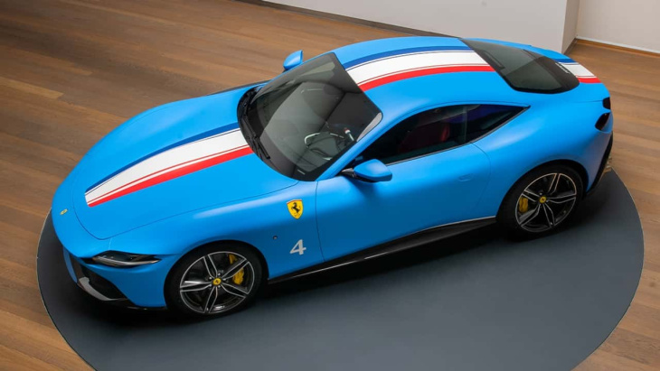 Así es el Ferrari Roma Tailor Made 'afrancesado' en rojo, blanco y azul