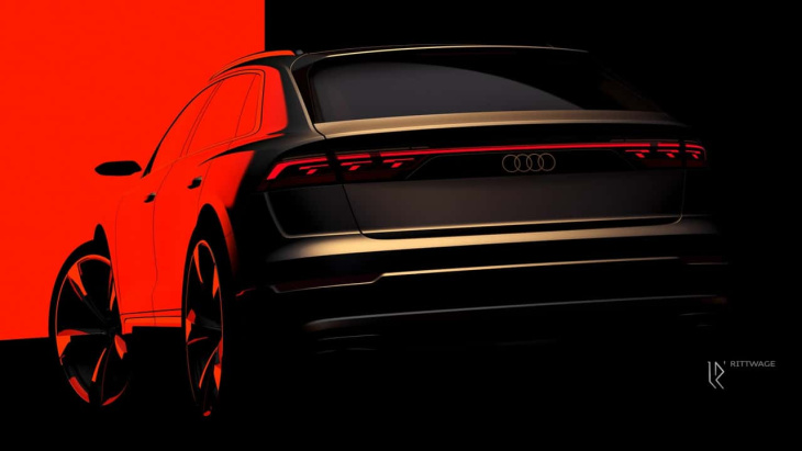 Esta es la primera foto oficial del restyling del Audi Q8