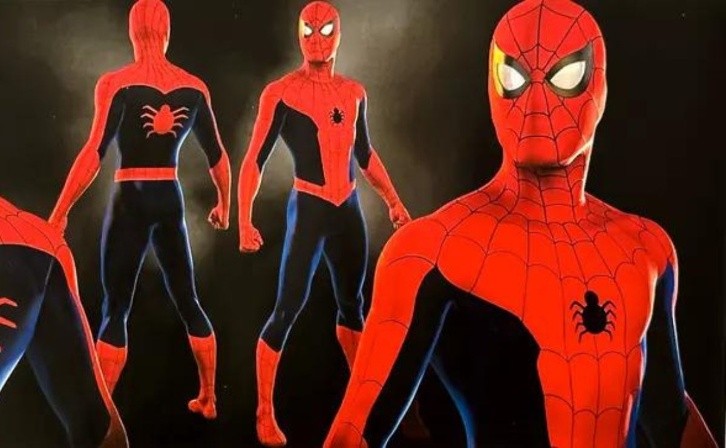 revelan 4 diseños descartados para el traje final de tom holland en spider-man