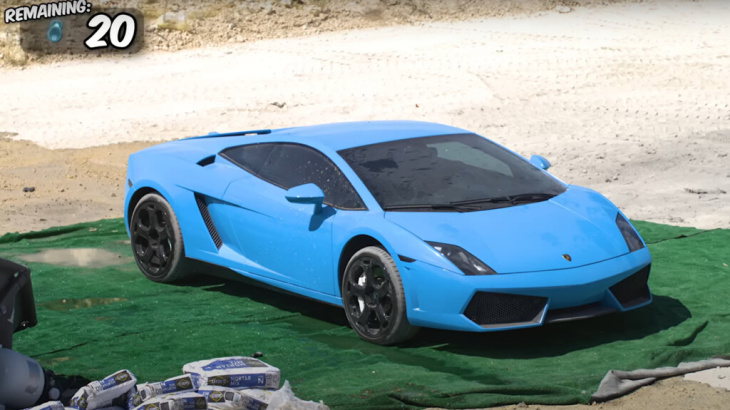 Esto es lo que pasa cuando el youtuber más popular del mundo se pone creativo para reventar dos Lamborghini