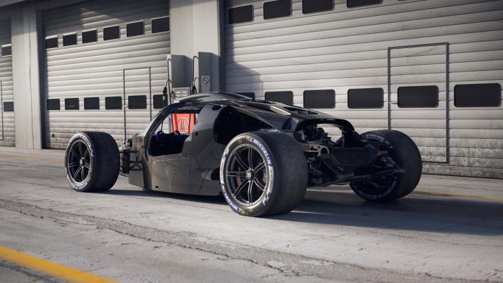 ¡el bugatti bolide al desnudo! así es su chasis de carbono