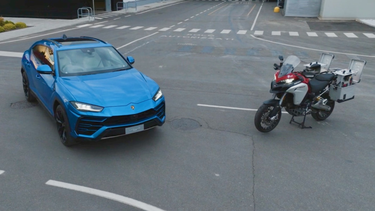 Lamborghini y Ducati se unen por la seguridad vial