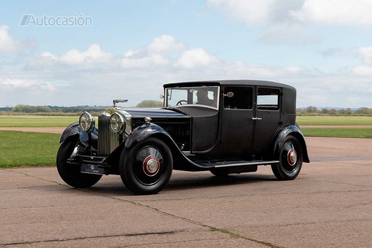 este rolls-royce phantom ii de 1929 es ahora un coche eléctrico