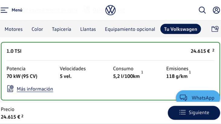 la locura de los precios: tu volkswagen polo tsi 95, desde ‘sólo’ 24.615 euros…
