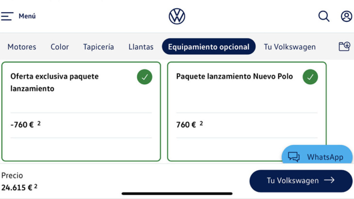 la locura de los precios: tu volkswagen polo tsi 95, desde ‘sólo’ 24.615 euros…