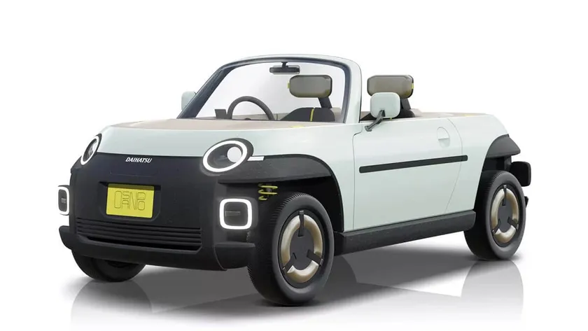daihatsu osanpo: el especialista en coches pequeños de toyota se electrifica de la mano de un descapotable con tintes de buggy