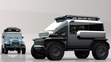 Toyota diseña el Baby Lunar Rover Concept con rasgos del Land Cruiser FJ40
