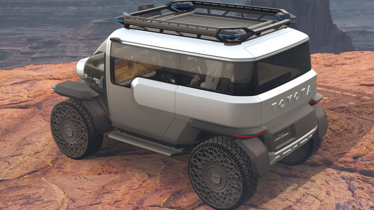 toyota diseña el baby lunar rover concept con rasgos del land cruiser fj40