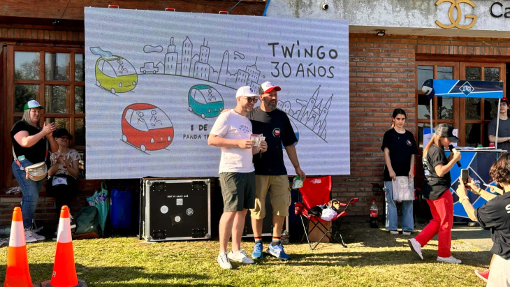 el renault twingo celebró sus 30 años en argentina