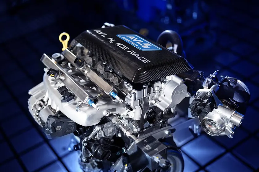este motor de combustión de hidrógeno tiene más potencia por litro que un bugatti chiron