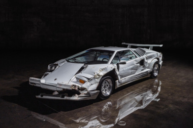 A subasta el Lamborghini Countach destrozado de ‘El lobo de Wall Street’