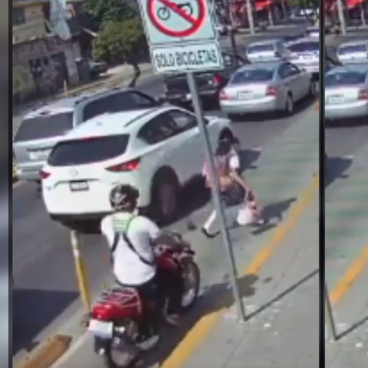 video: motociclista arrolla a una niña en ciclovía y huye del sitio en león, guanajuato