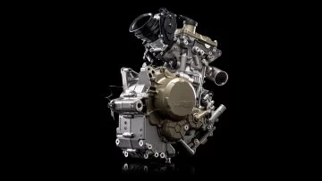 el maravilloso motor más potente del mundo con un solo cilindro de ducati, sube a 10.250 rpm y es más potente que un fiat panda