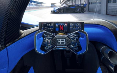 Alucina con el interior del Bugatti Bolide