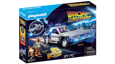 Regresa al futuro por Navidad con el DeLorean de Playmobil: ahora está más barato que en el Black Friday