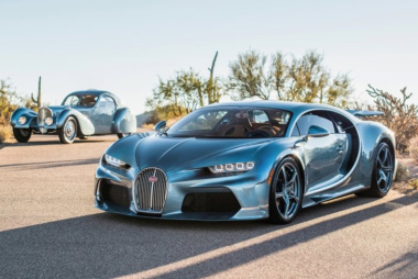 La conductora que se ha 'regalado' un Bugatti único por su 70 cumpleaños