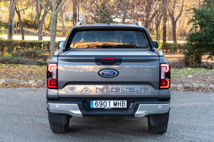 prueba ford ranger platinum doble cabina v6 e-awd: lujo pick up con 240 cv