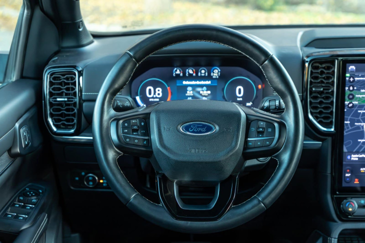 prueba ford ranger platinum doble cabina v6 e-awd: lujo pick up con 240 cv