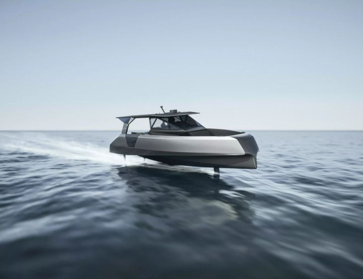 bmw se lanza al negocio de los barcos con un yate eléctrico de lujo que 'vuela' sobre el agua
