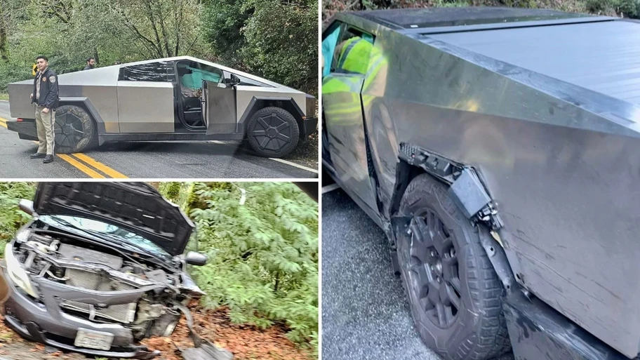 Se reportó el primer accidente de un Tesla Cybertruck