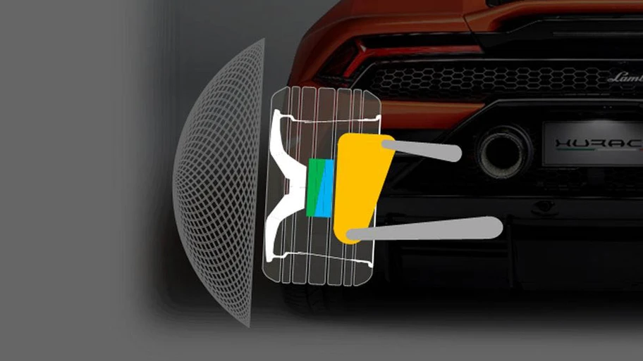 Lamborghini está desarrollando un sistema para modificar la alineación de las ruedas en tiempo real
