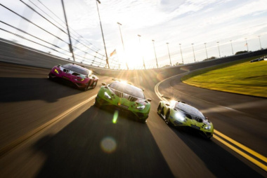 El Lamborghini Squadra Corse participa con cinco Huracán GT3 EVO2 en las 24 Horas de Daytona